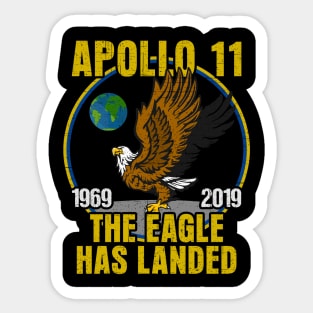 Apollo 11 50th Anniversary NASA The Eagle Has landed Sticker